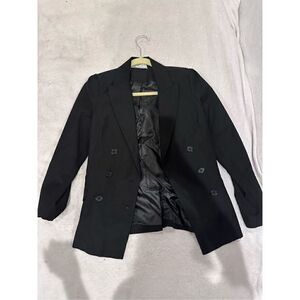 Flair collection size S black womens blazer jacket